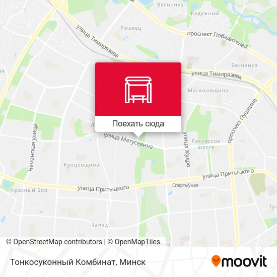 Карта Тонкосуконный Комбинат