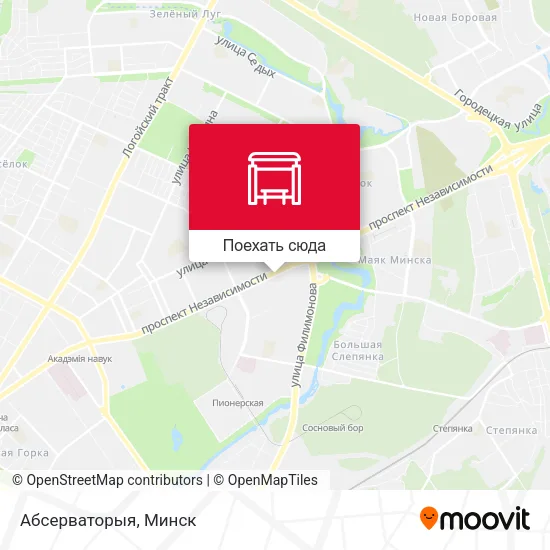 Карта Абсерваторыя
