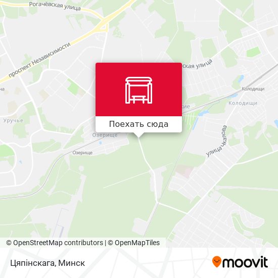Карта Цяпінскага