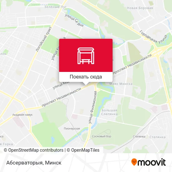 Карта Абсерваторыя