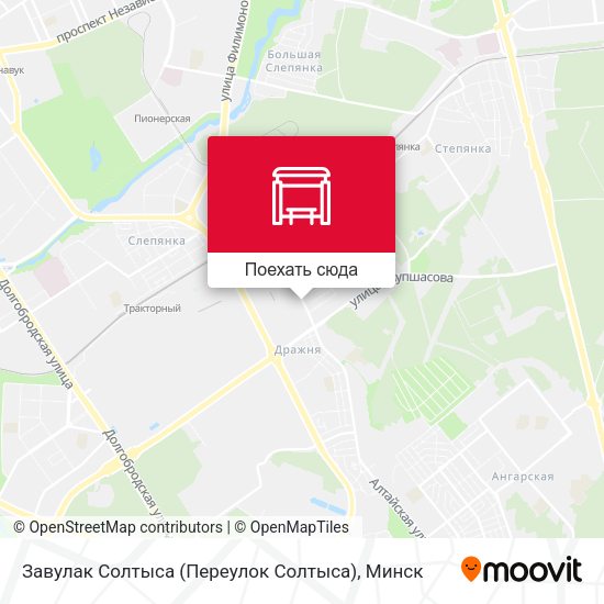 Карта Завулак Солтыса (Переулок Солтыса)