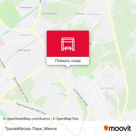 Карта Тралейбусны Парк