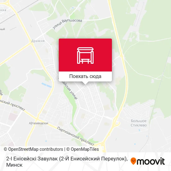 Карта 2-І Енісейскі Завулак (2-Й Енисейский Переулок)