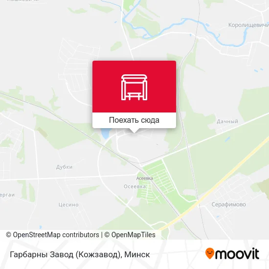 Карта Гарбарны Завод (Кожзавод)