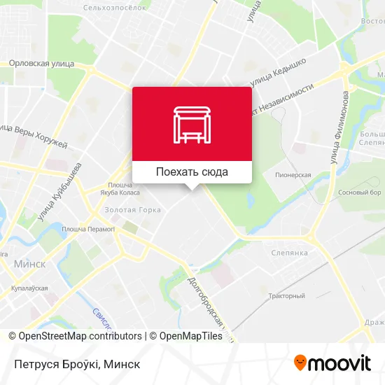 Карта Петруся Броўкі