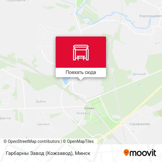 Карта Гарбарны Завод (Кожзавод)