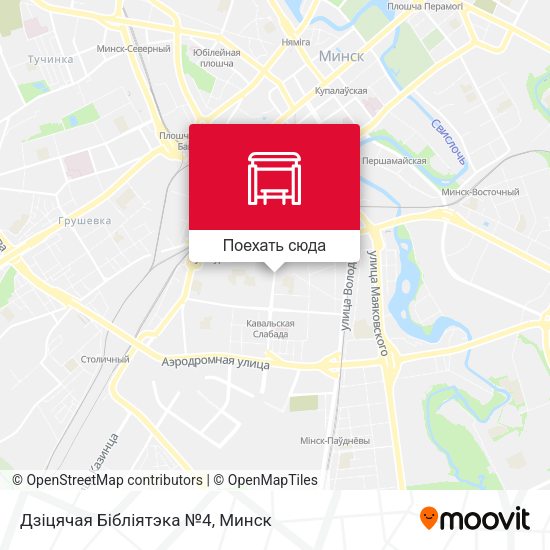 Карта Дзіцячая Бібліятэка №4