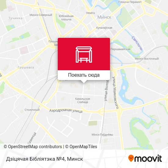 Карта Дзіцячая Бібліятэка №4