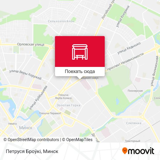 Карта Петруся Броўкі
