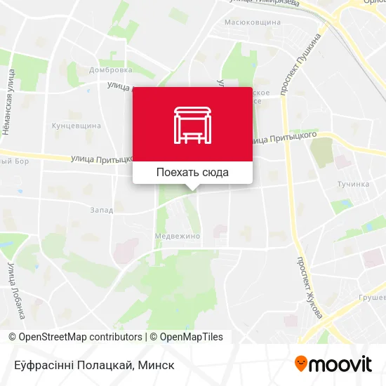 Карта Еўфрасінні Полацкай