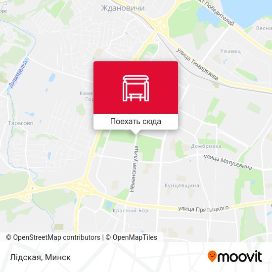 Карта Лідская