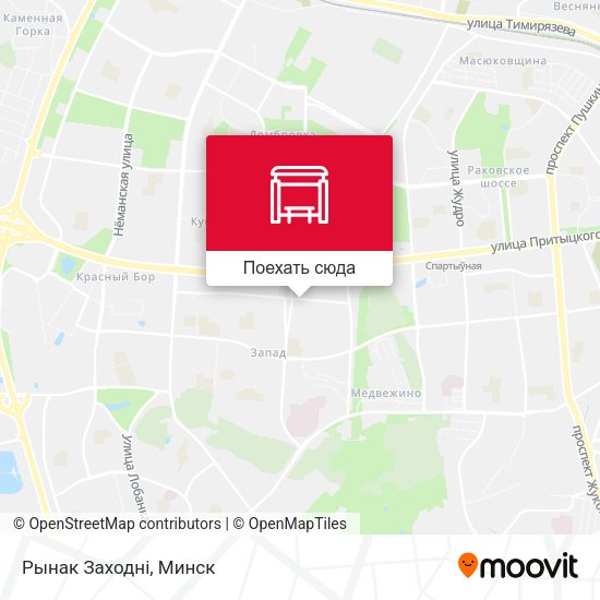Карта Рынак Заходнi