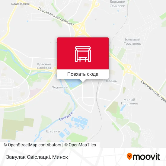 Карта Завулак Свіслацкі