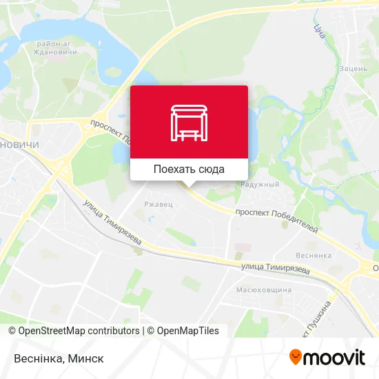 Карта Веснінка