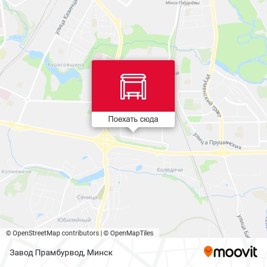 Карта Завод Прамбурвод