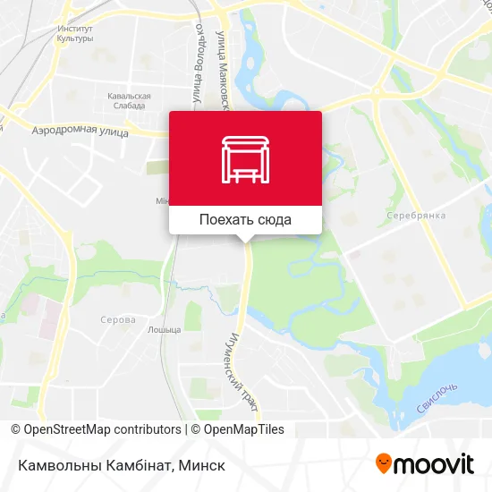 Карта Камвольны Камбінат