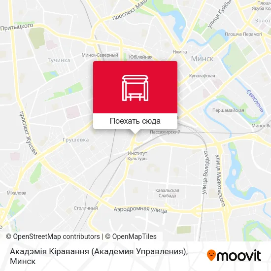 Карта Акадэмія Кіравання (Академия Управления)