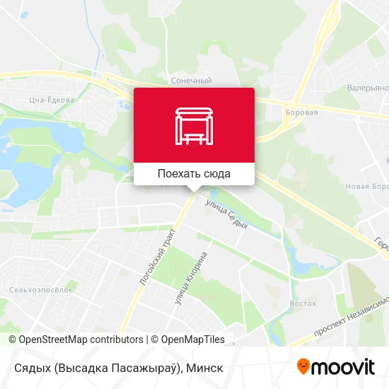 Карта Сядых (Высадка Пасажыраў)