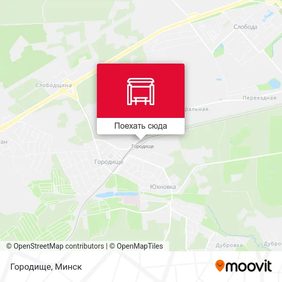 Карта Городище