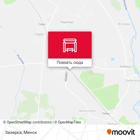 Карта Зазерка