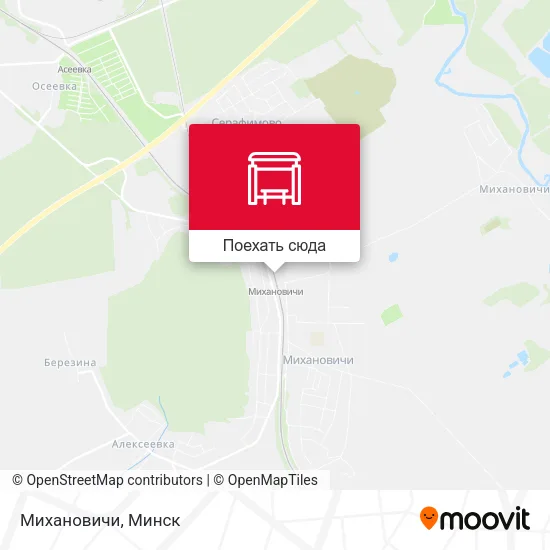 Карта Михановичи