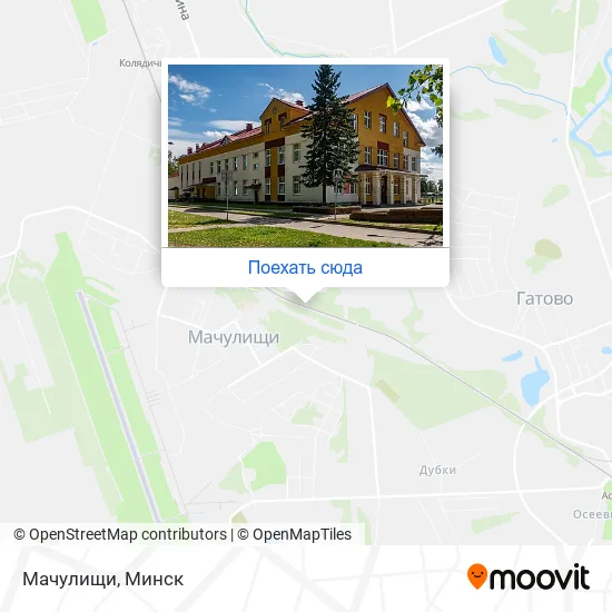 Карта Мачулищи