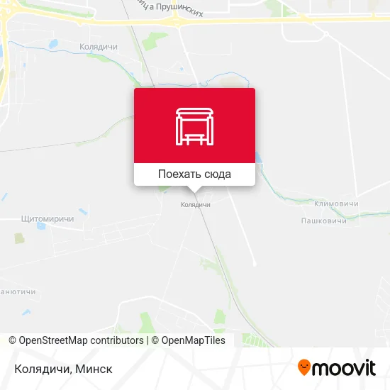 Карта Колядичи