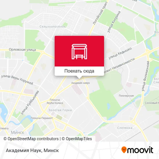 Карта Академия Наук