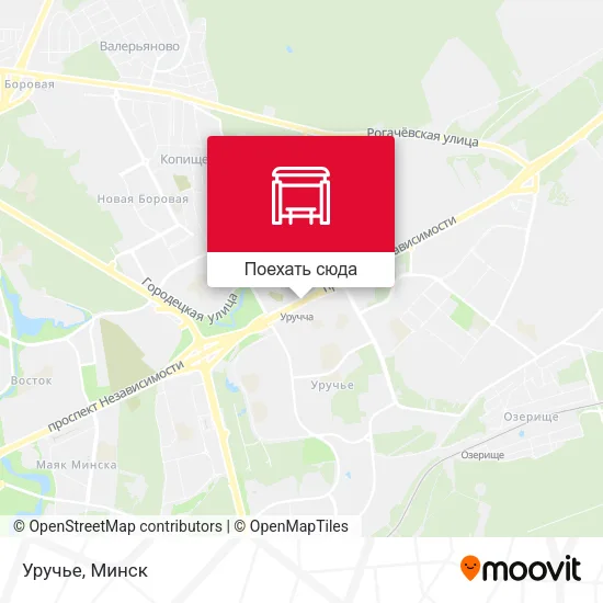 Карта Уручье
