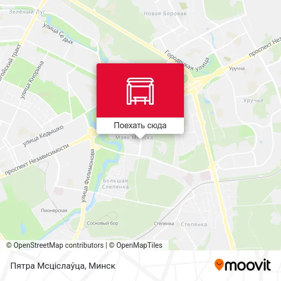 Карта Пятра Мсціслаўца