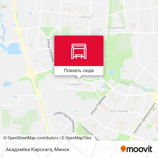 Карта Акадэміка Карскага
