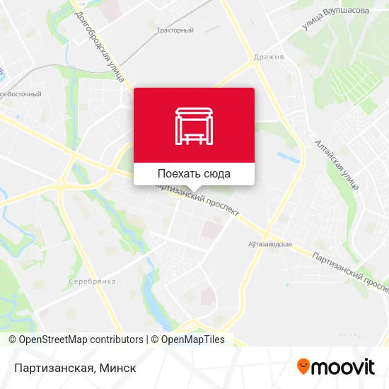 Карта Партизанская