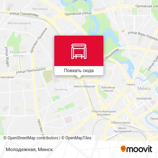 Карта Молодежная
