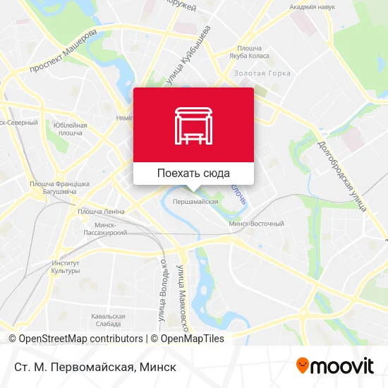 Карта Ст. М. Первомайская