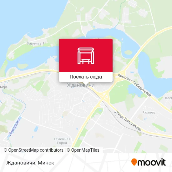 Карта Ждановичи