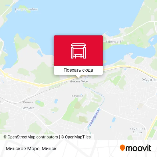 Карта Минское Море