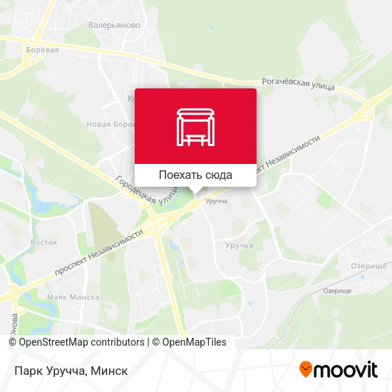 Карта Парк Уручча