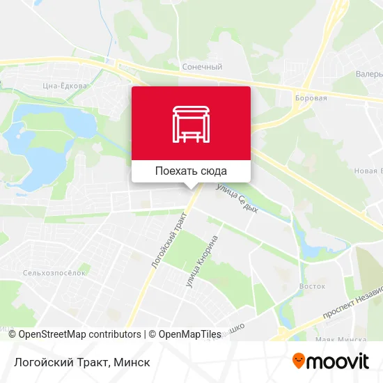 Карта Логойский Тракт