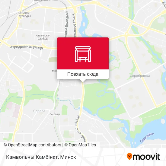 Карта Камвольны Камбінат