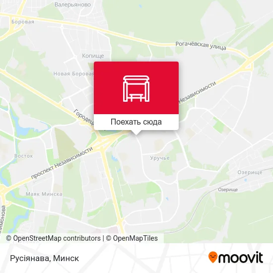 Карта Русіянава