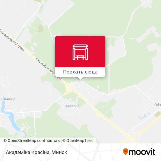 Карта Акадэміка Красіна