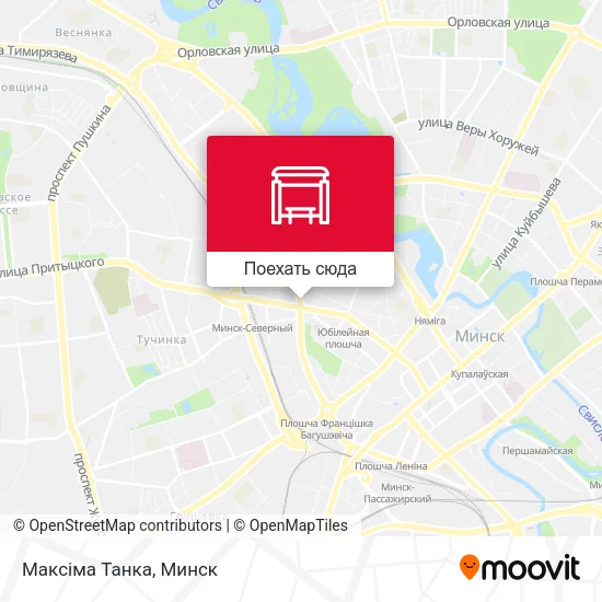 Карта Максіма Танка