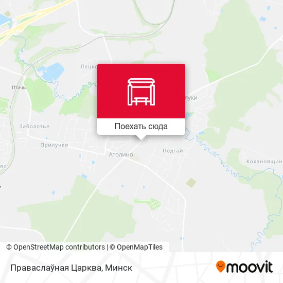 Карта Праваслаўная Царква