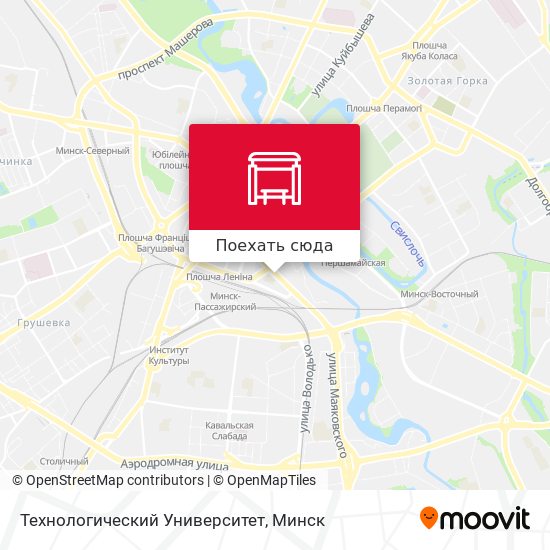 Карта Технологический Университет