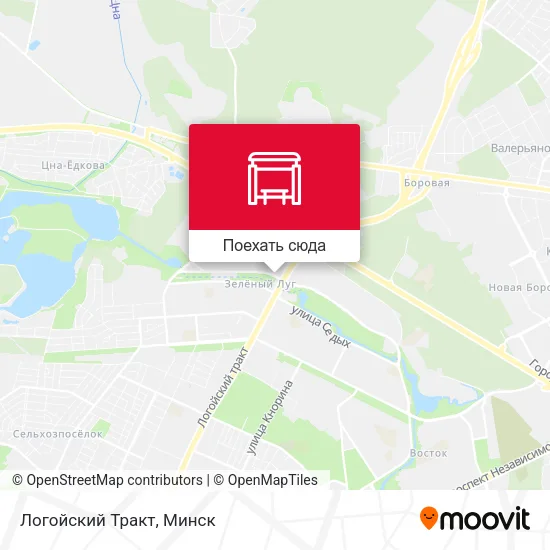 Карта Логойский Тракт