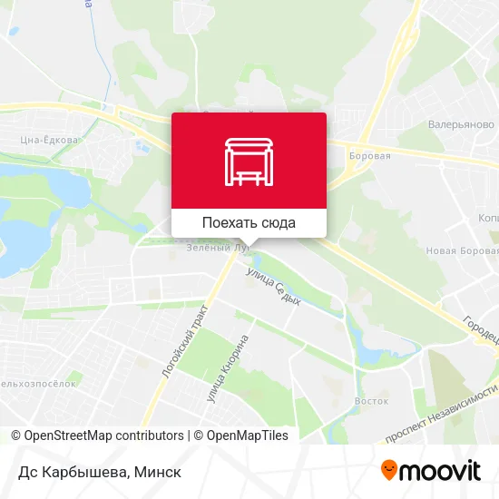 Карта Дс Карбышева