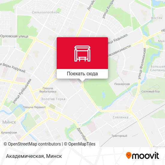 Карта Академическая
