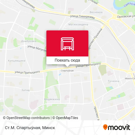 Карта Ст.М. Спартыўная
