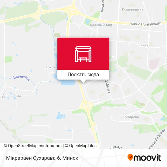 Карта Мікрараён Сухарава-6
