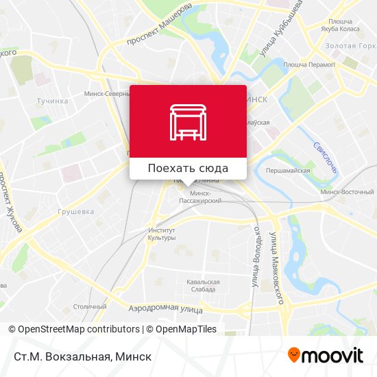 Карта Ст.М. Вокзальная